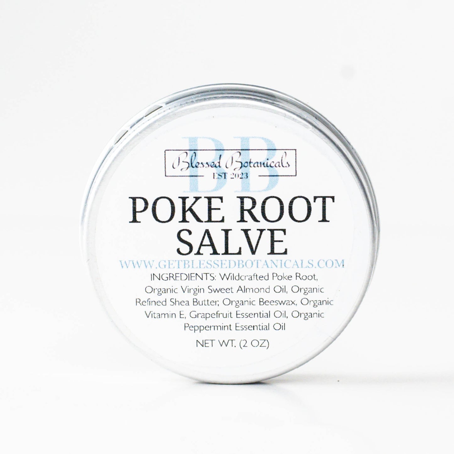 Wildcrafted Poke Root Salve for Lymphatic Drainage & Skin Issues