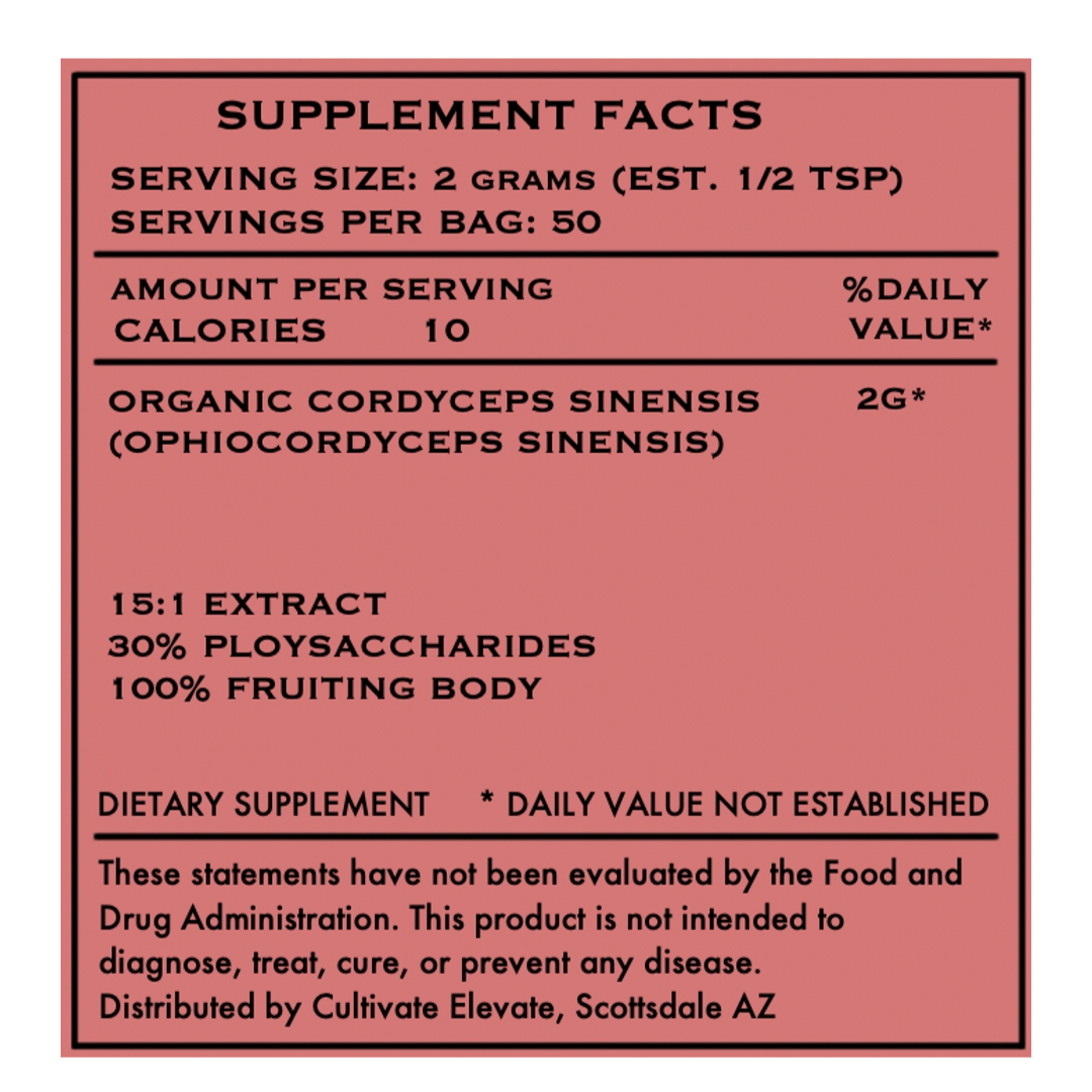 Organic Cordyceps Sinensis: The Energy Mushroom