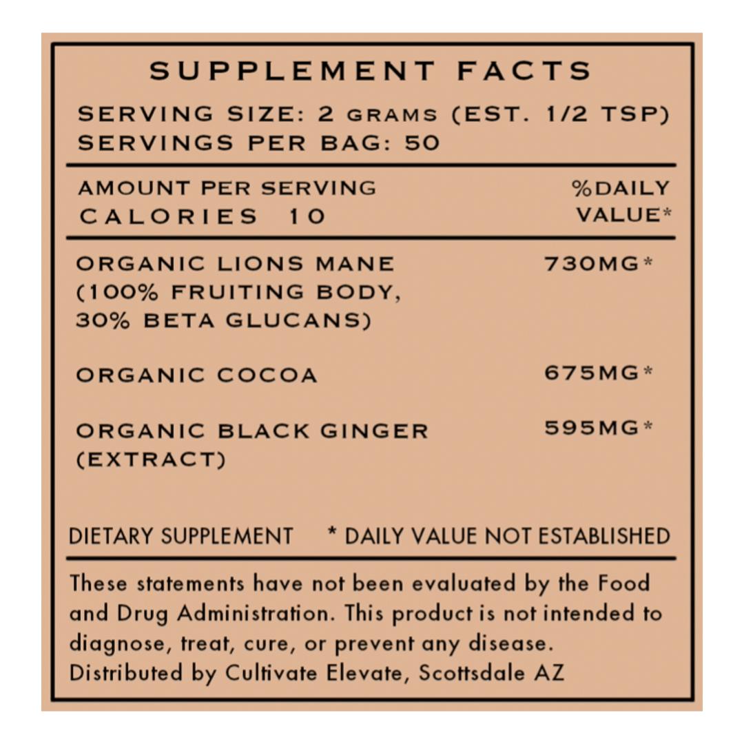 Chai Blend - Superfood and Adaptogen Chai Latte