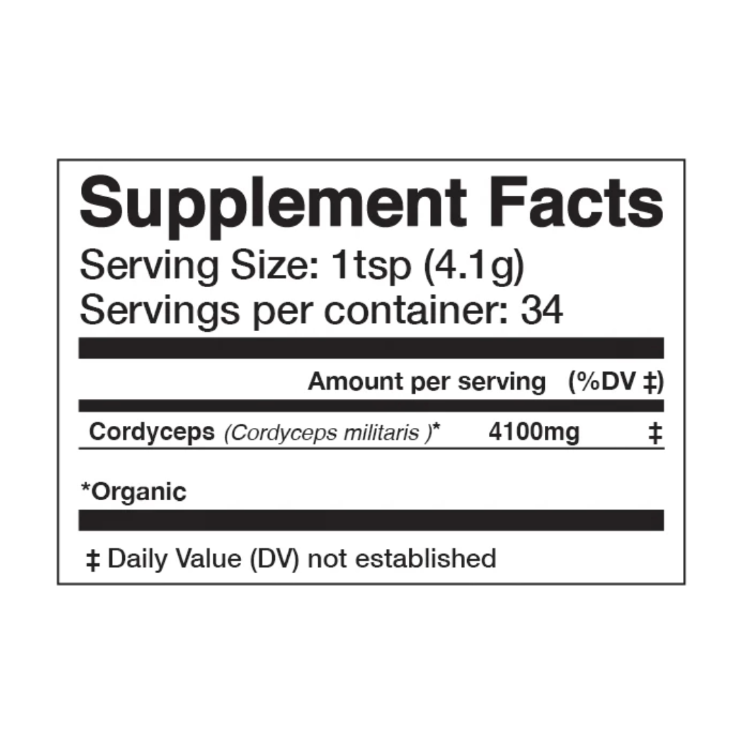 CORDYCEPS | Organic Mushroom Powder, Energy Super Tonic*