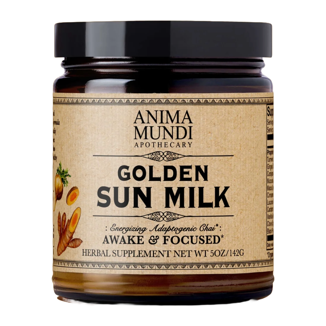 GOLDEN SUN MILK | Energizing Adaptogenic Chai