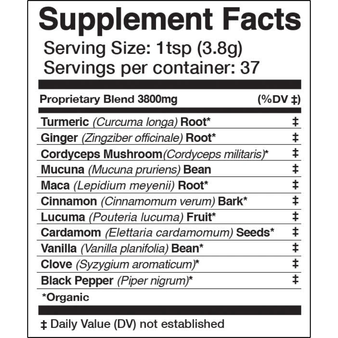 GOLDEN SUN MILK | Energizing Adaptogenic Chai