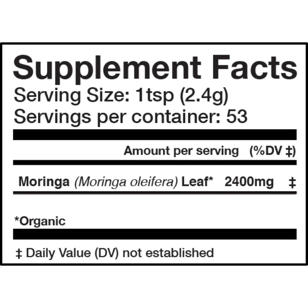 MORINGA | Organic Powder, Nature's "Multi-Vitamin"