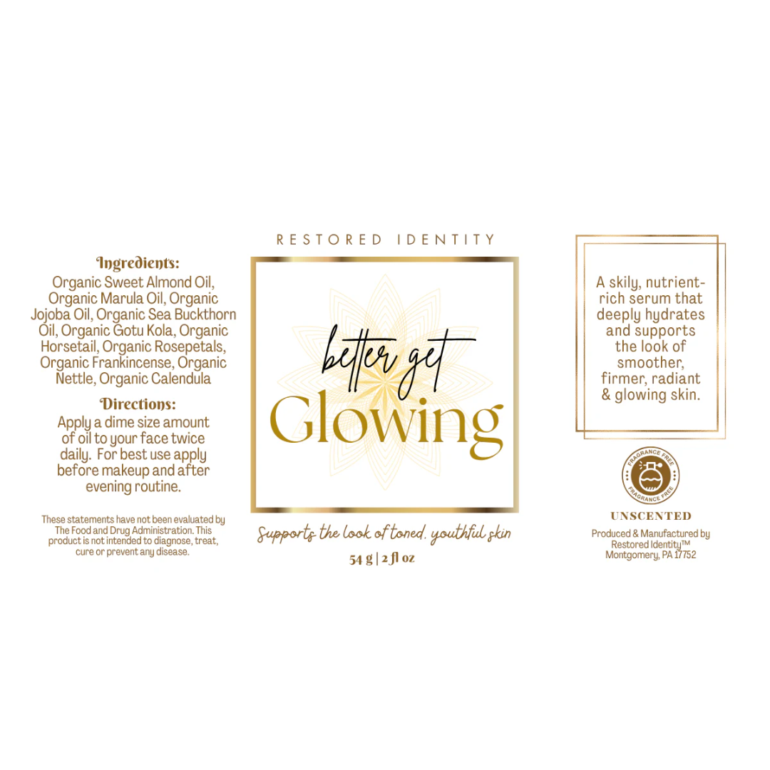 Better Get Glowing Skin Rejuvenating Oil