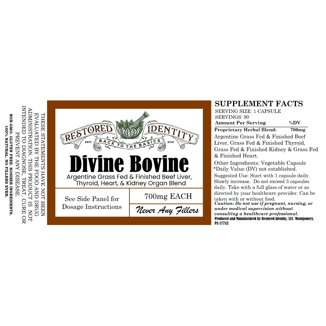 Divine Bovine Beef Organs