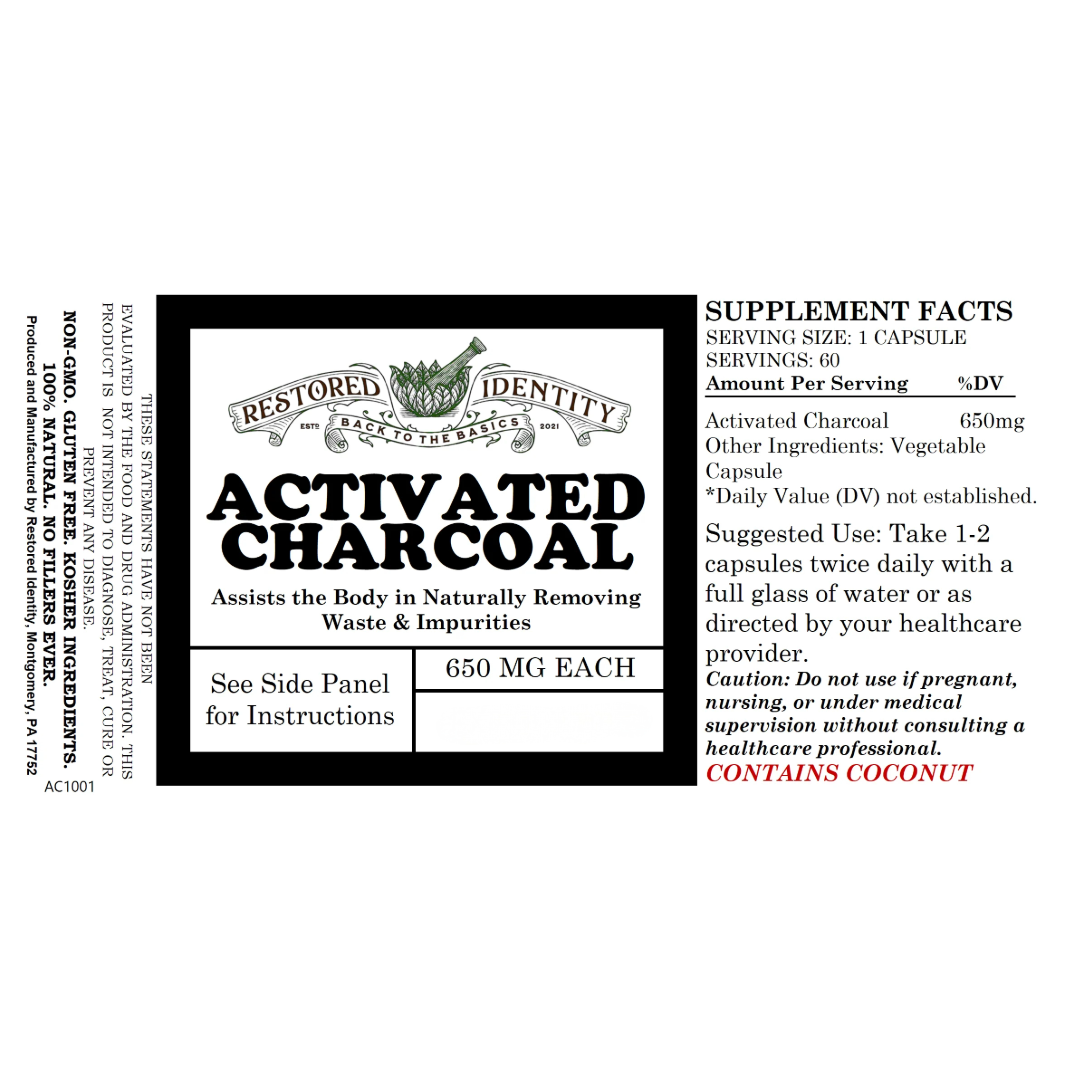 Activated Charcoal Capsules