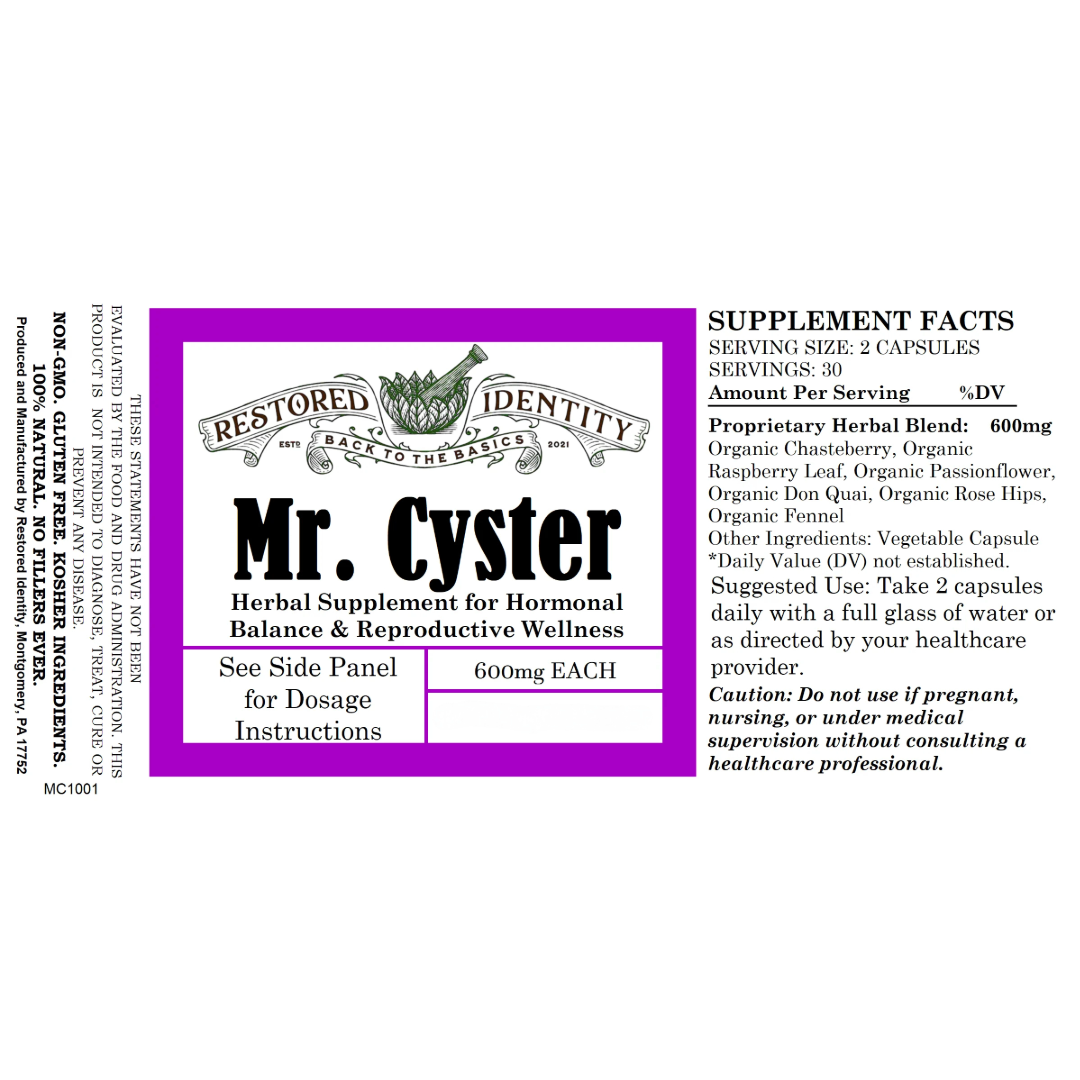Mr. Cyster for PCOS & Estrogen Dominance