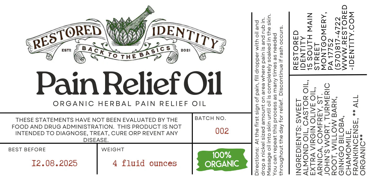 Pain Relief Oil