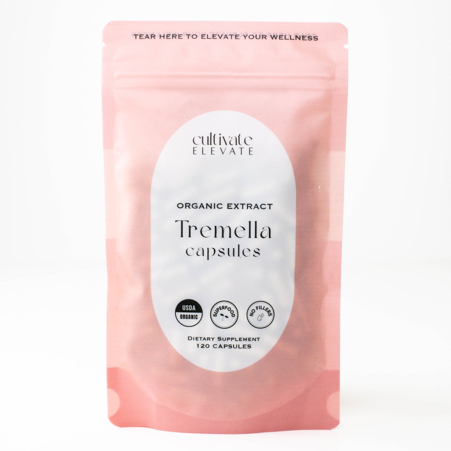 Organic Tremella Mushroom Capsules - The Beauty Mushroom