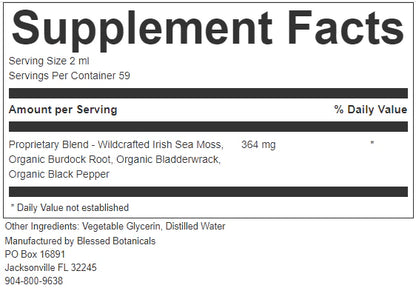 Irish Sea Moss Extract (Wildcrafted)