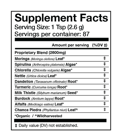 LIVER VITALITY Greens | Daily Cleanser
