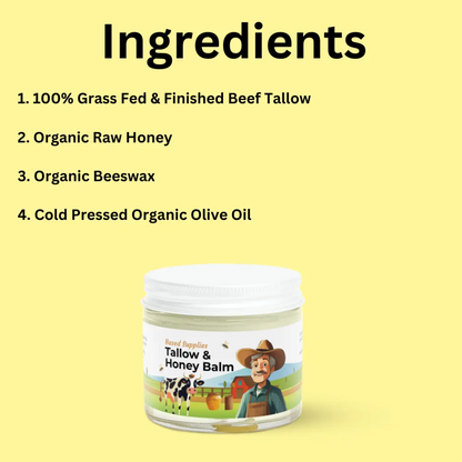 Unscented Tallow & Honey Balm