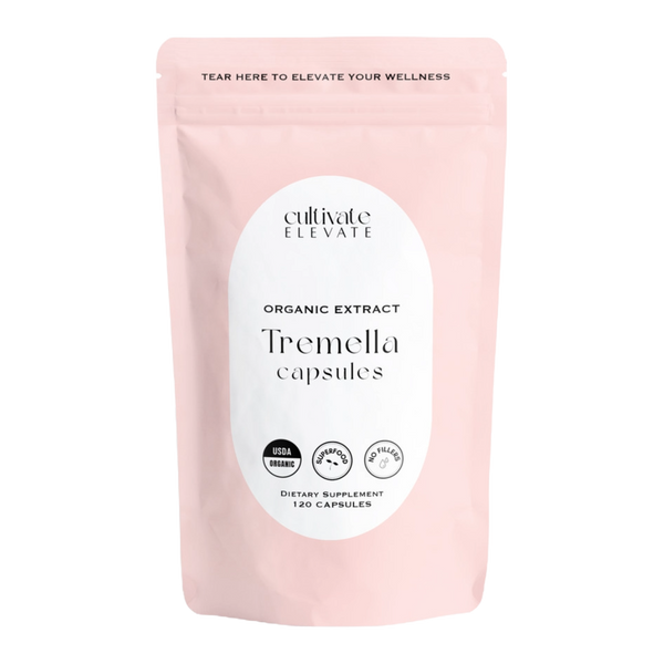 Organic Tremella Mushroom Capsules - The Beauty Mushroom