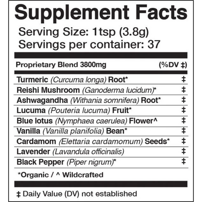 GOLDEN MOON MILK | Blue Lotus Vanilla