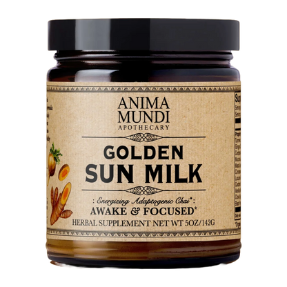 GOLDEN SUN MILK | Energizing Adaptogenic Chai