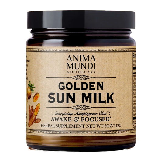 GOLDEN SUN MILK | Energizing Adaptogenic Chai