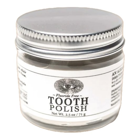 TOOTH POLISH | Clay Tooth + Gum Elixir, Flouride Free