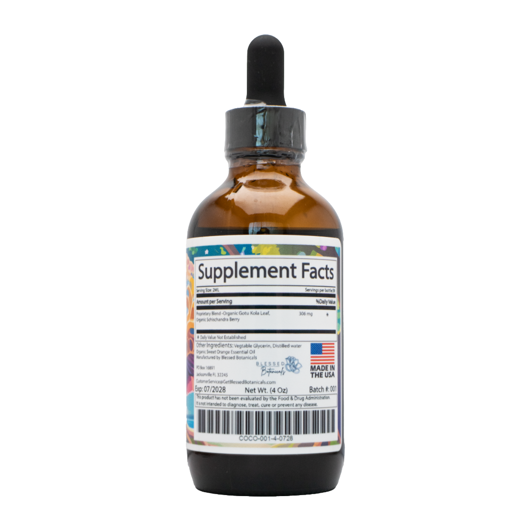 Cortisol Control - Natural Focus + Energy, Brain Health & Stress Adaptogen
