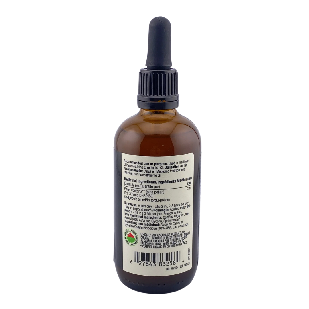 Lodgepole Pine Pollen Tincture - Certified Organic (100mL-3.4 fl oz)