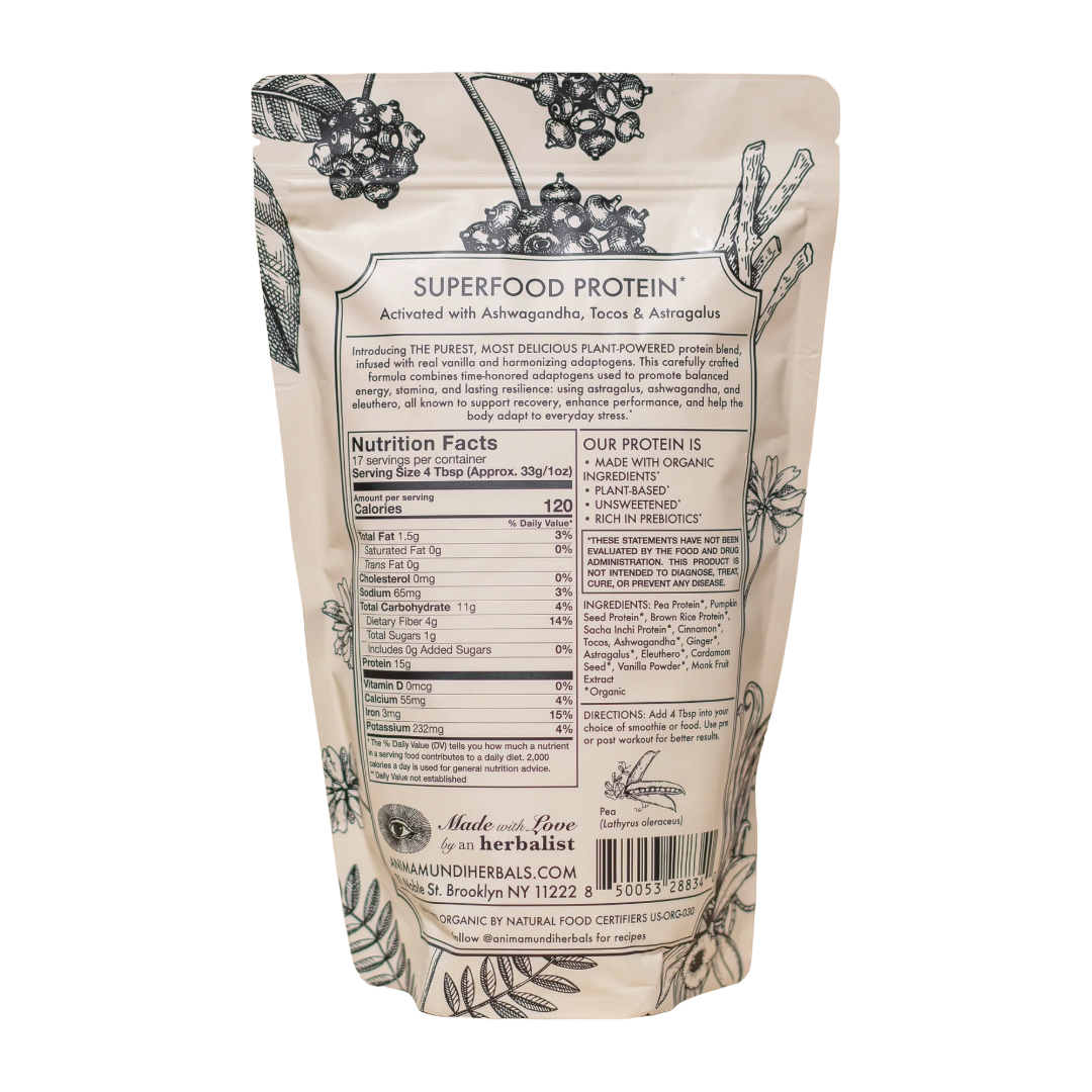 VANILLA CHAI PROTEIN | Adaptogenic Superfood Powder