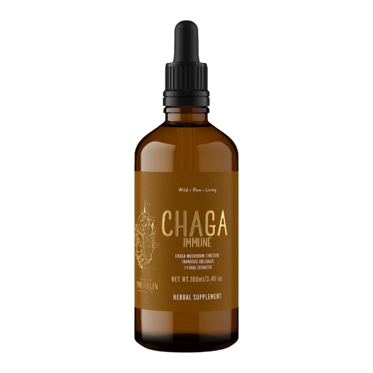 Chaga Mushroom Dual Extract | Wild Chaga Tincture (250mg/ml)