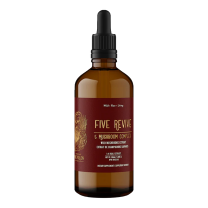 Five Revive Mushroom Complex (250mg/ml) | 1:4 dual extract - Fruiting body