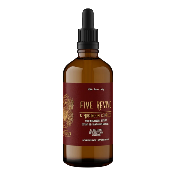 Five Revive Mushroom Complex (250mg/ml) | 1:4 dual extract - Fruiting body