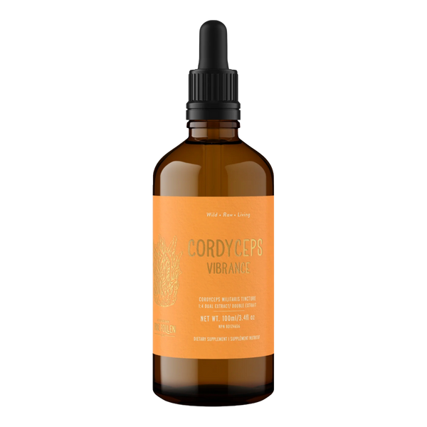 High Potency Cordyceps Tincture dual extract - Organic Fruiting body - 1:4