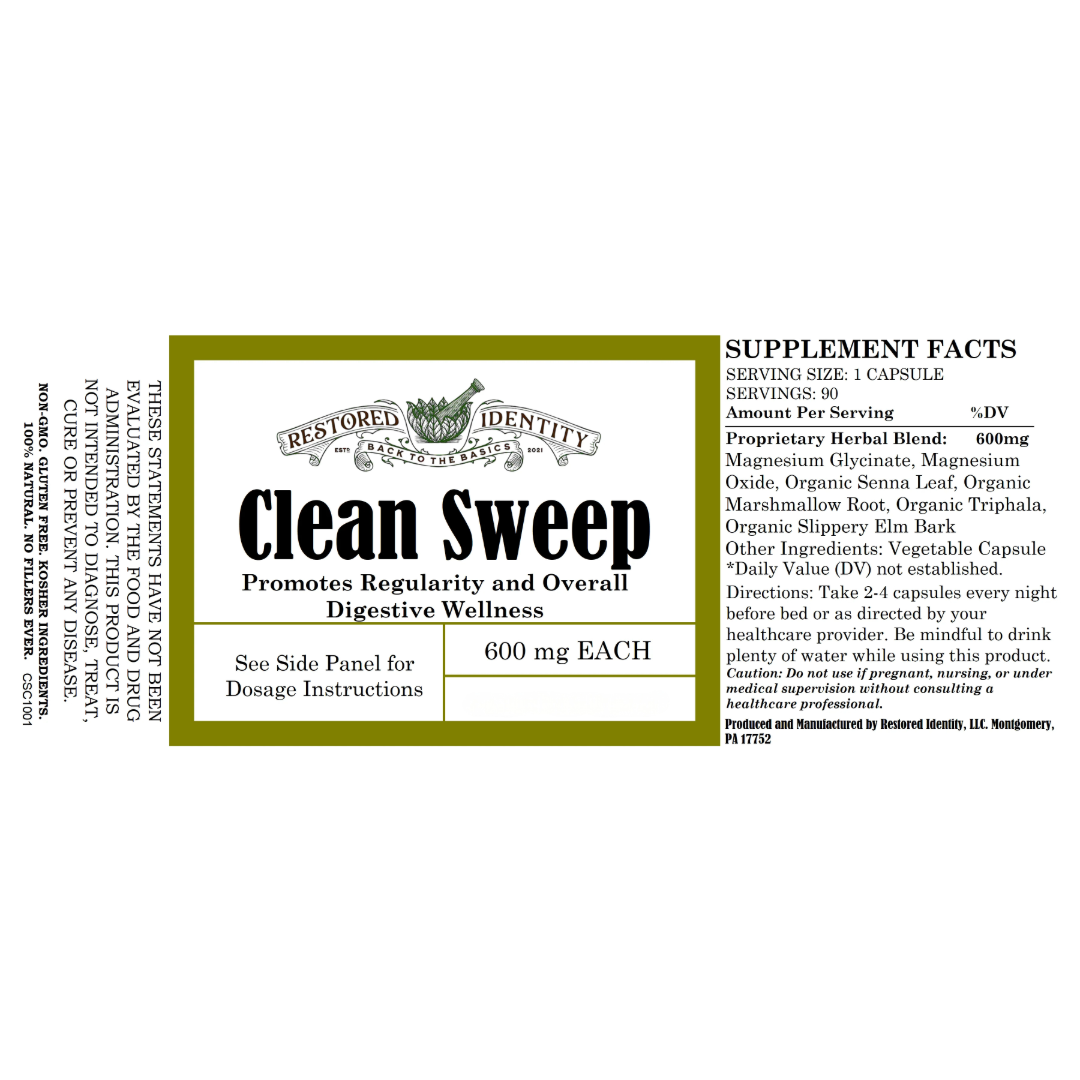 Clean Sweep Colon Cleanse Capsules