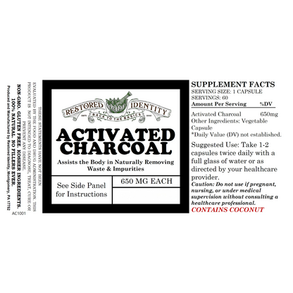 Activated Charcoal Capsules