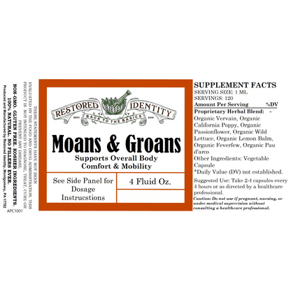 Moans & Groans (Formerly Aches & Pains)