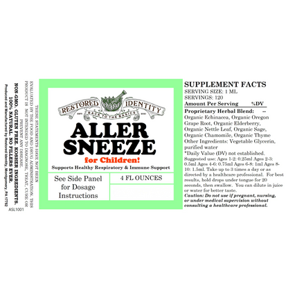 AllerSneeze Liquid for Kids