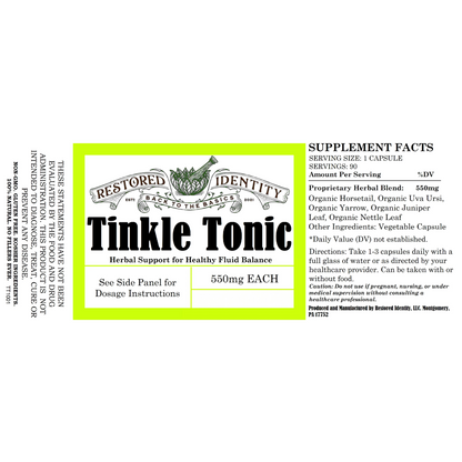 Tinkle Tonic Diuretic
