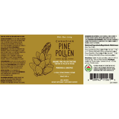 Wild Organic Pine Pollen Tincture 1:4 Extract
