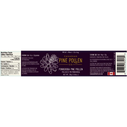 Wild Ponderosa Pine Pollen Powder - Certified Organic