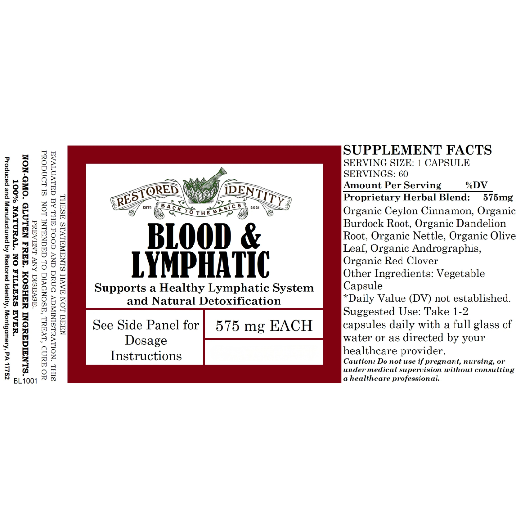 Blood & Lymphatic Cleanse