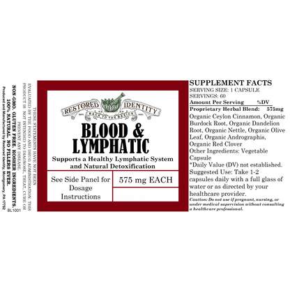 Blood & Lymphatic Cleanse