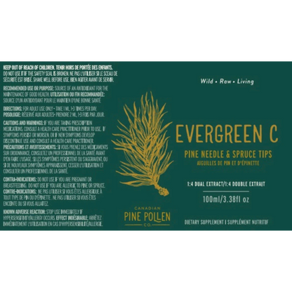 Pine Needle and Spruce Tip Tincture- Evergreen C - 1:6